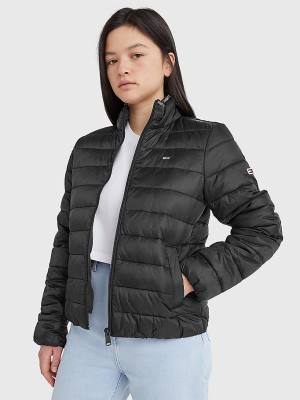 Tommy Recycled Polyamide (Nylon) Mujer Negras Descuento Tommy Hilfiger Outlet
